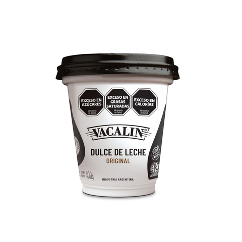 Dulce de leche vacalin original x 400 grs