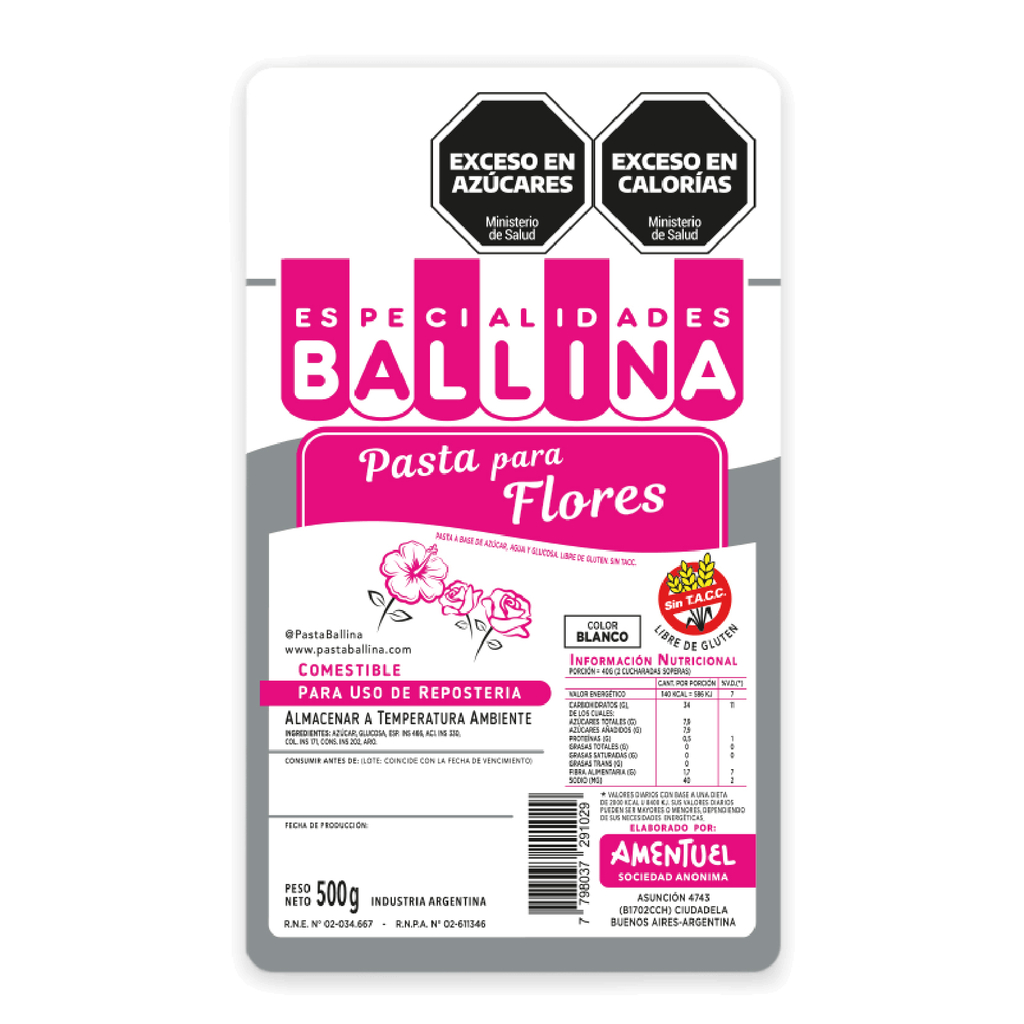 Pasta para flores Ballina