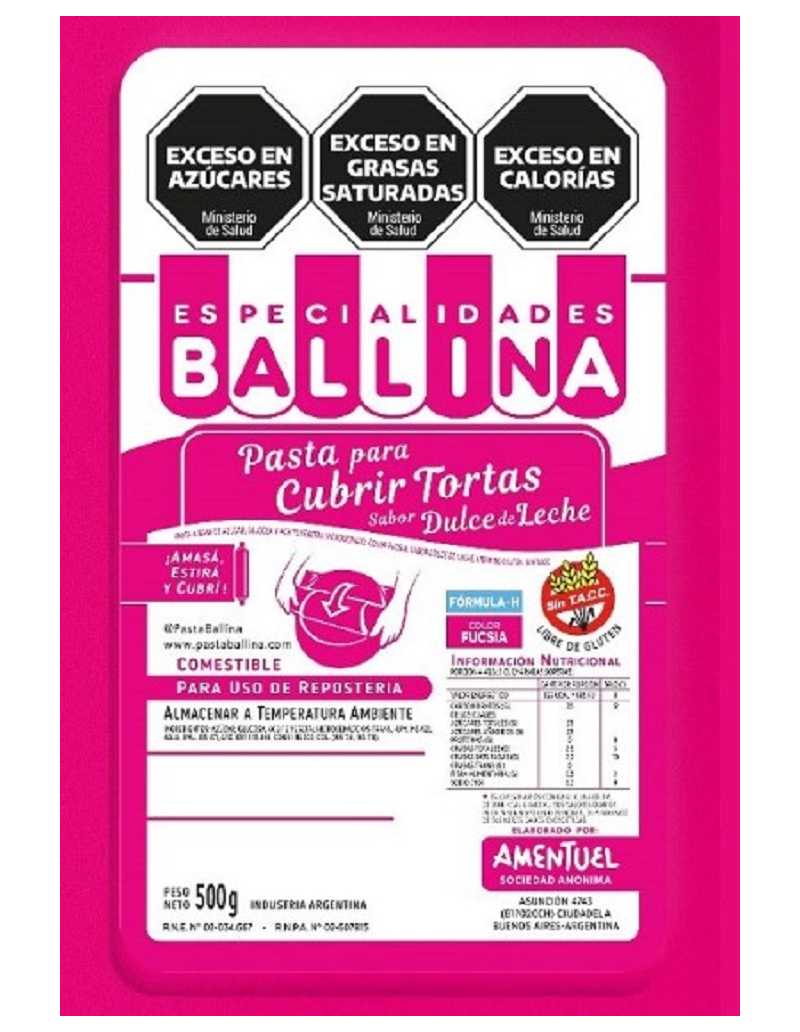 Pasta Ballina color fucsia